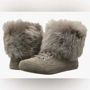 🆕 UGG Women's Antoine Fur Fashion Sneaker. Size 10. NIB
